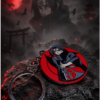 2 Itachi Uchiha Anime Keychain – Premium Metal Pendant