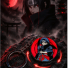 3 Itachi Uchiha Anime Keychain – Premium Metal Pendant