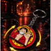 Luffy Anime Keychain – Premium Metal One Piece Keyring